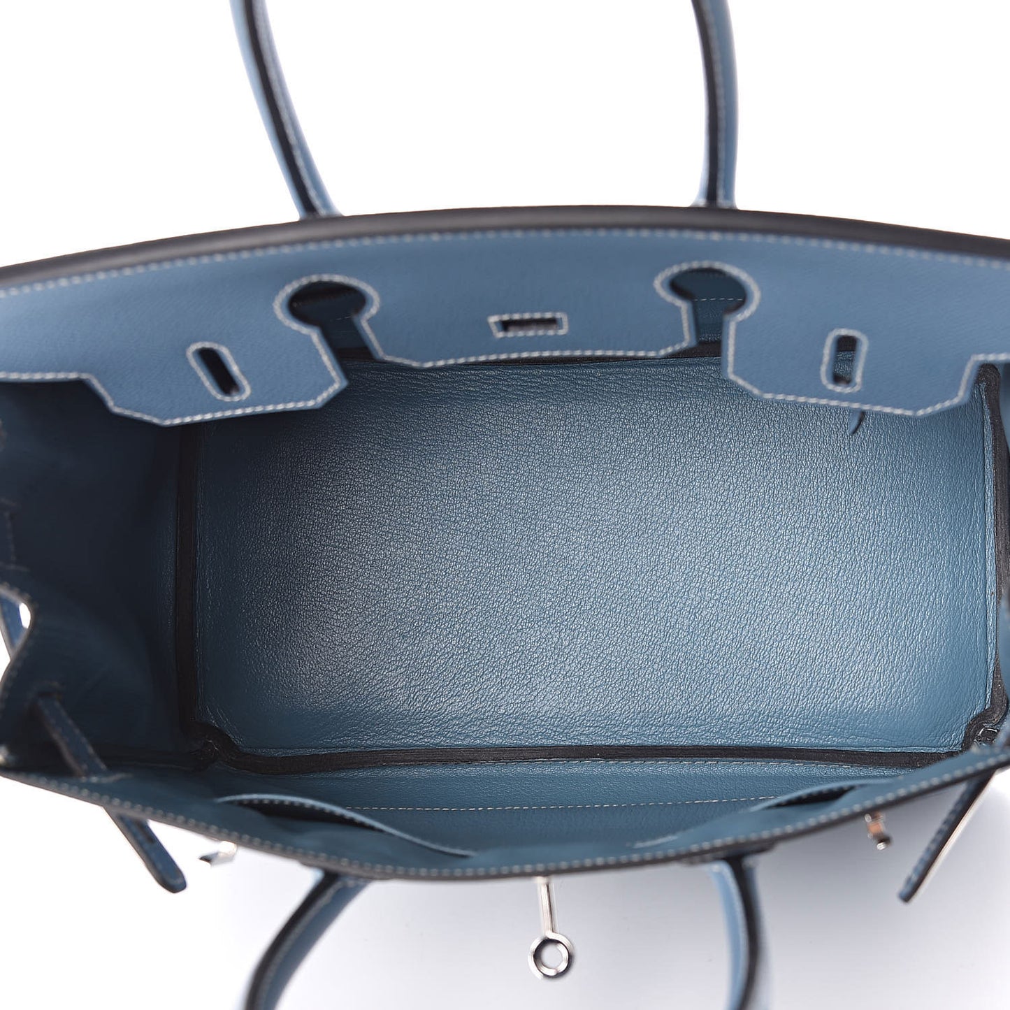 Epsom Birkin 30 Blue Jean