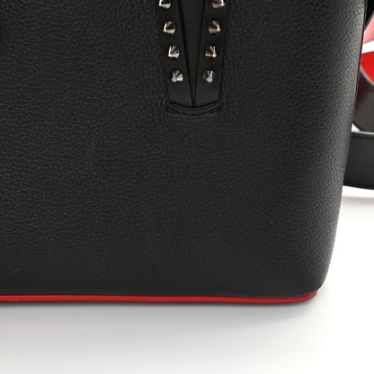 Christian Louboutin Calfskin Spikes Mini East West Cabata Tote Black 15 of 21