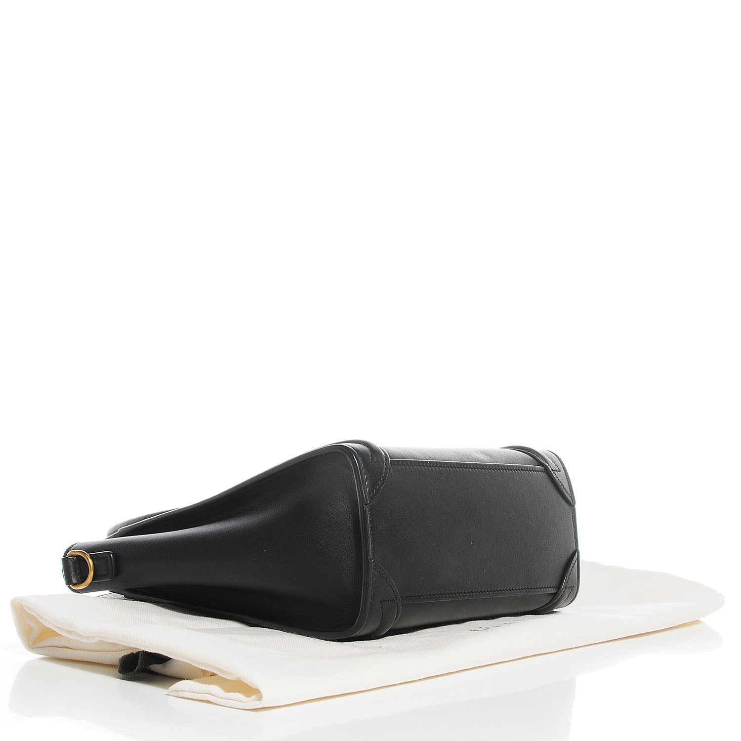 Celine Smooth Calfskin Nano Luggage Black 4 of 8