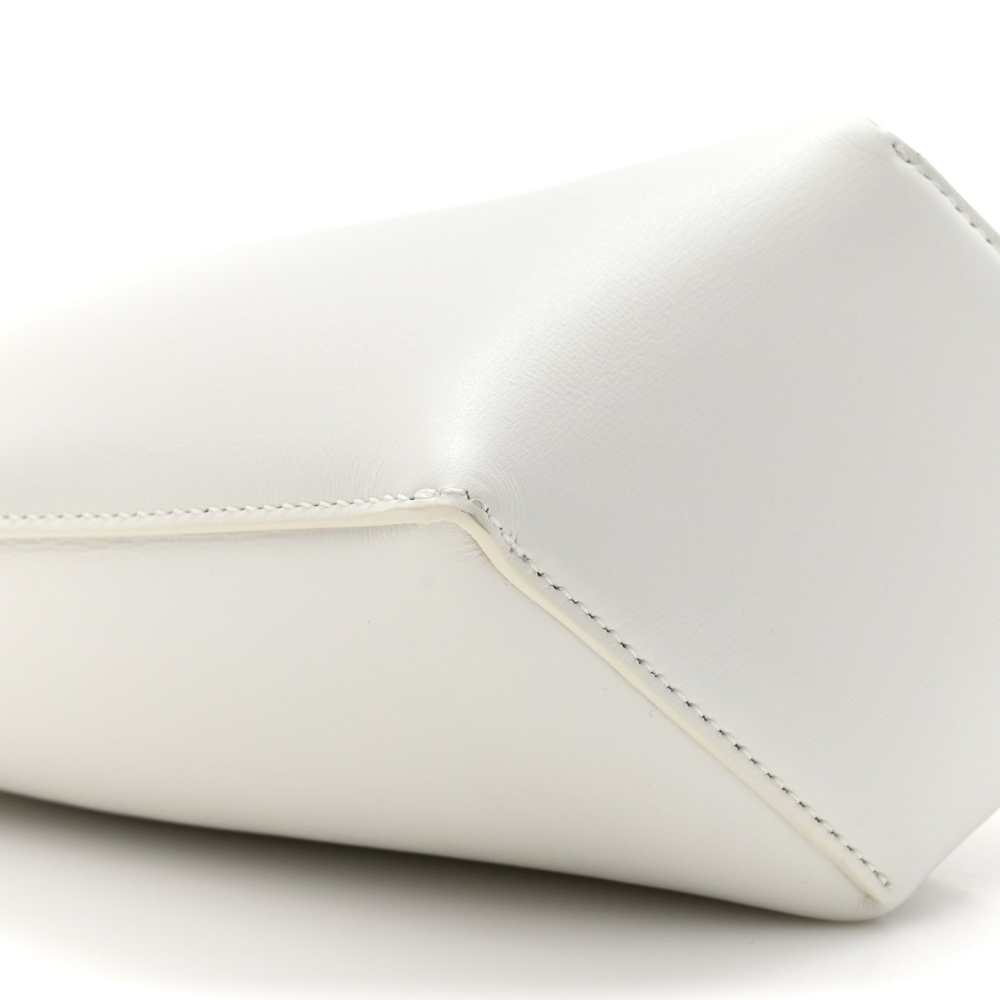 Calfskin Small Folded Bag White