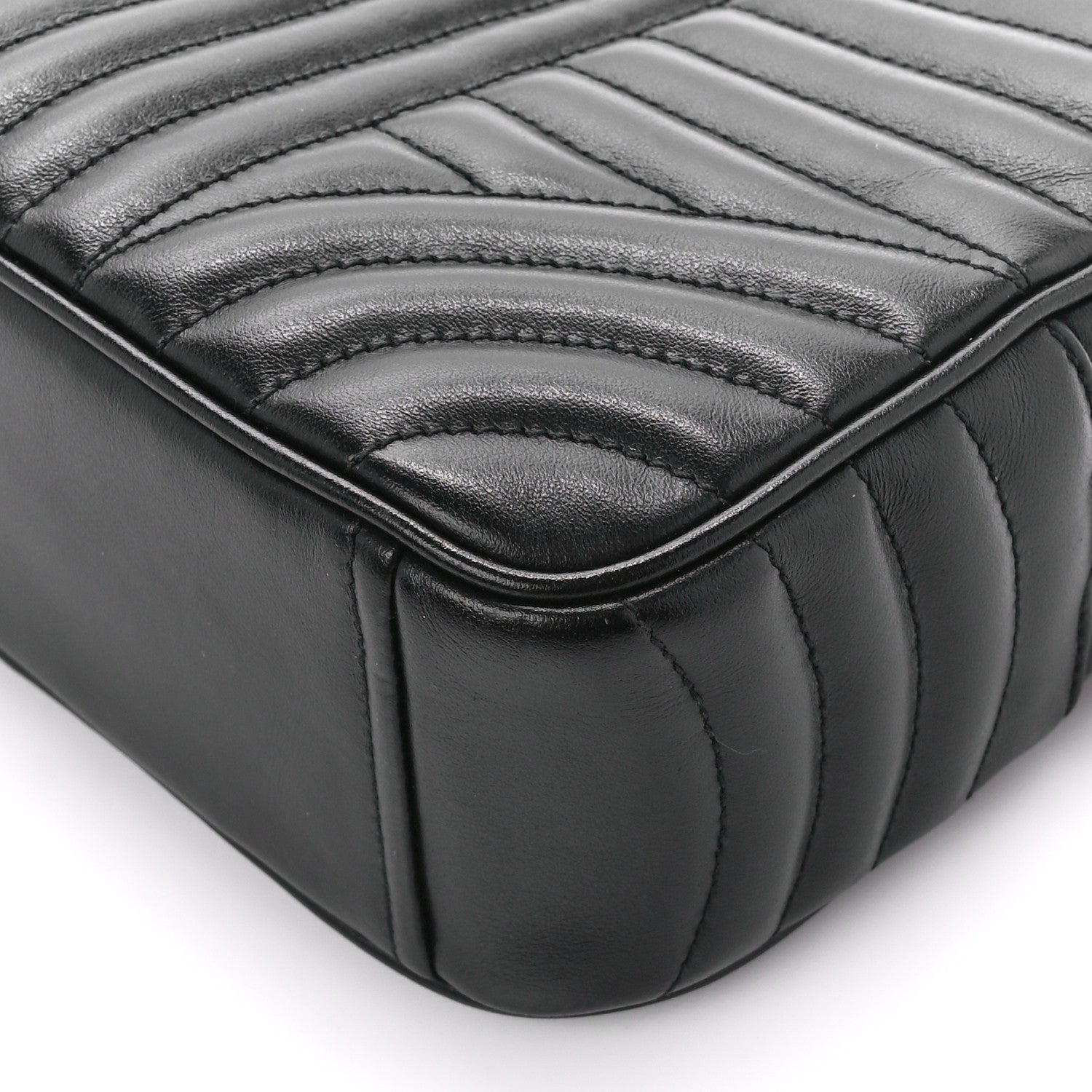 Prada Soft Calfskin Diagramme Camera Bag Black 10 of 10