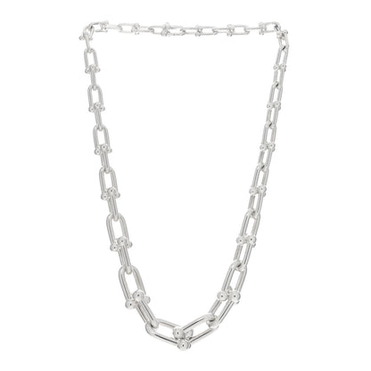 Tiffany Sterling Silver HardWear Graduated Link Necklace 3 of 4