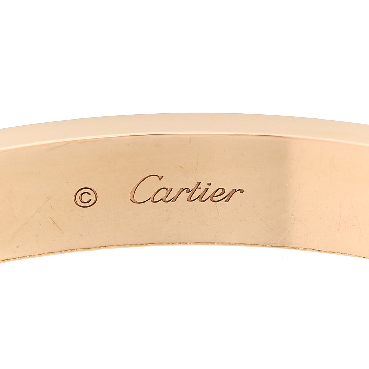 18K Yellow Gold 4 Diamond LOVE Bracelet 19