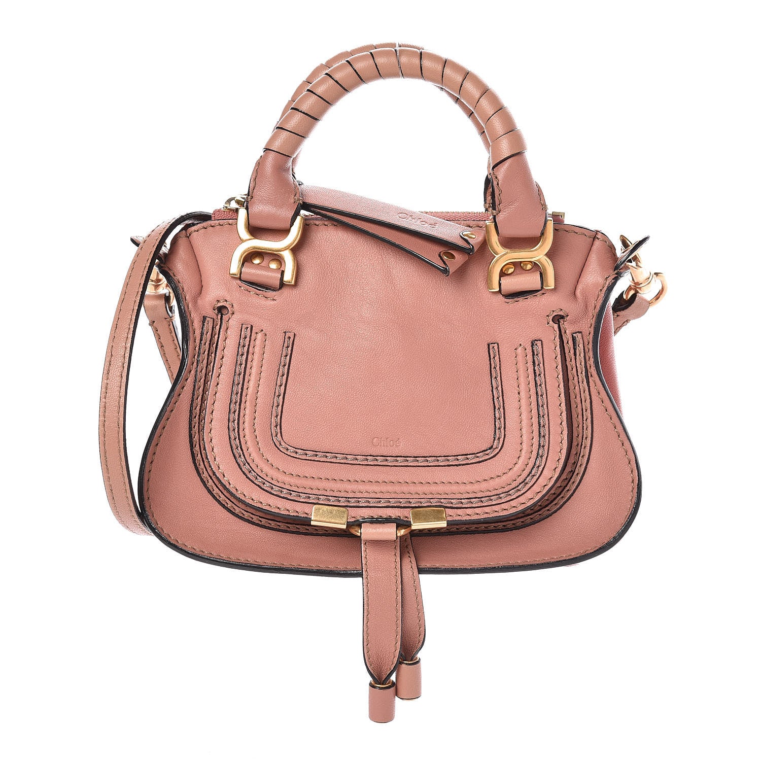 Chloe Calfskin Mini Marcie Satchel Waterlily 1 of 13