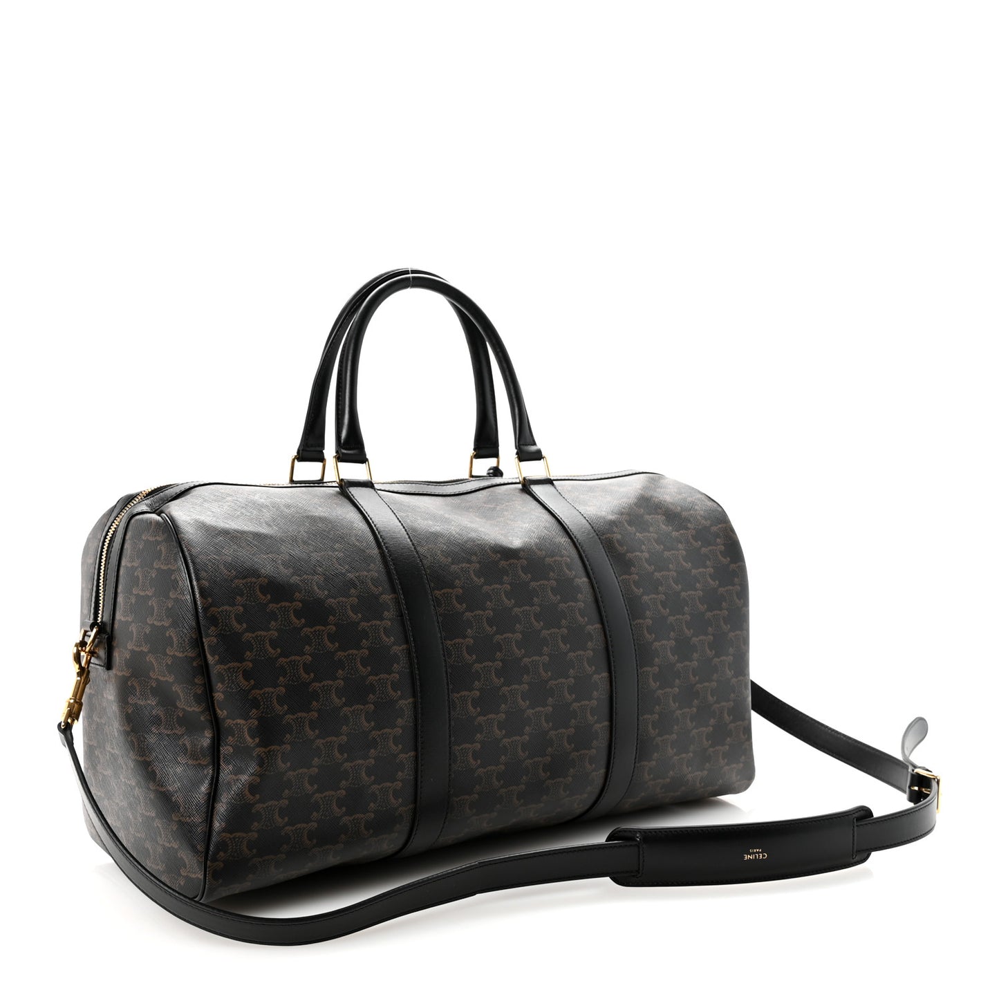 Triomphe Canvas Medium Voyage Duffle Black
