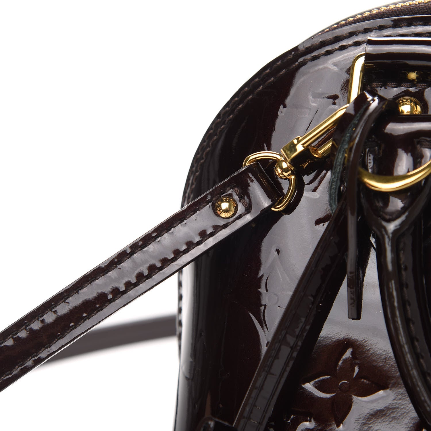 Louis Vuitton Vernis Alma BB Amarante 12 of 12