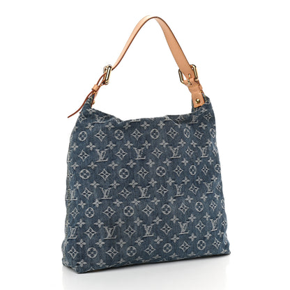 Louis Vuitton Denim Baggy GM Blue 2 of 7