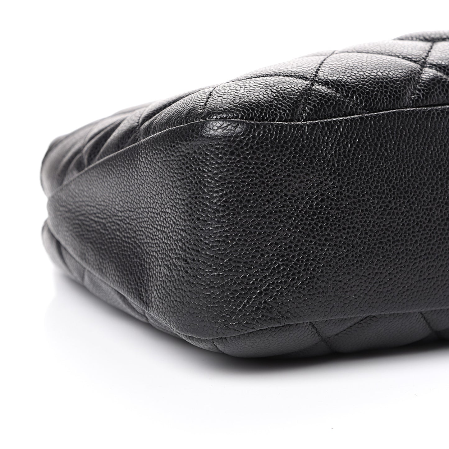 Caviar Quilted Timeless CC Soft Tote Black