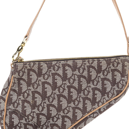 Christian Dior Monogram Mini Saddle Pochette Brown 9 of 11