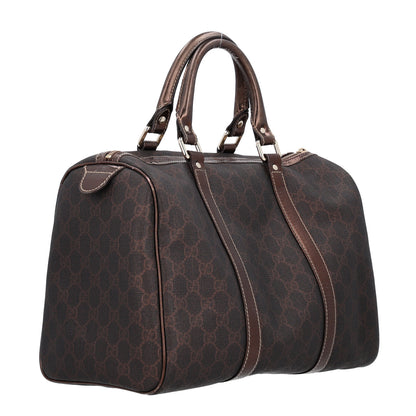 Gucci GG Supreme Monogram Medium Joy Boston Dark Brown Bronze 5 of 12