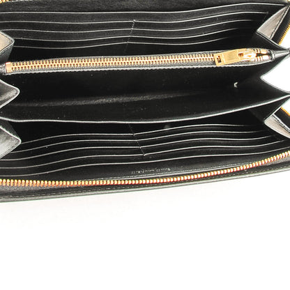 Saint Laurent Calfskin Classic Zip Around Wallet Black 5 of 7