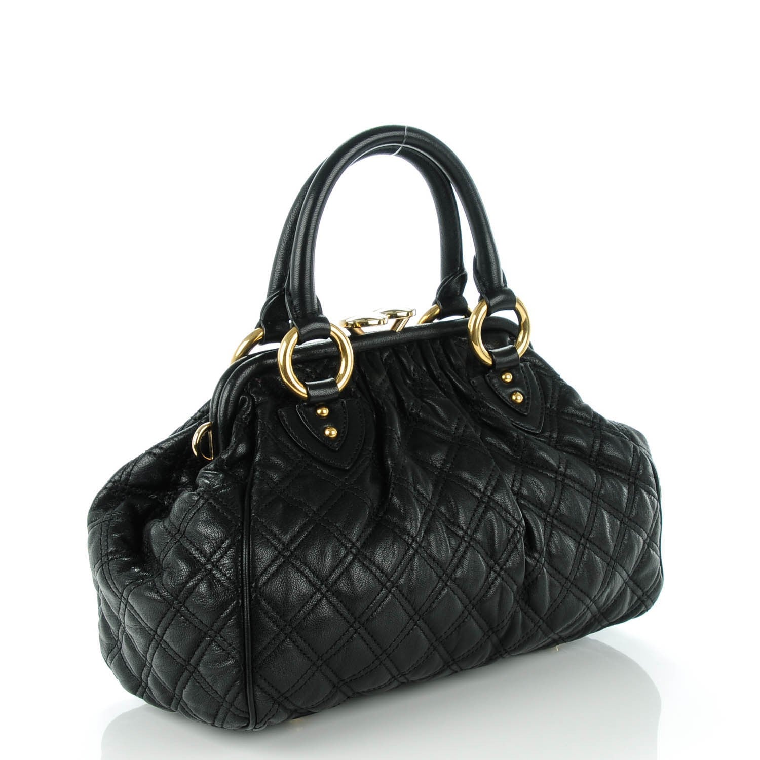 Marc Jacobs Calfskin Quilted Stam Black 3 of 8