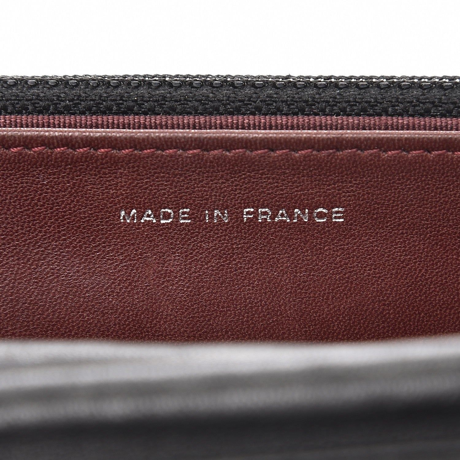 Chanel Lambskin Quilted Wallet On Chain WOC Black 7 of 10