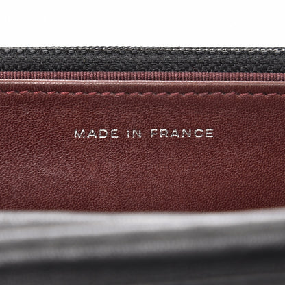 Chanel Lambskin Quilted Wallet On Chain WOC Black 7 of 10