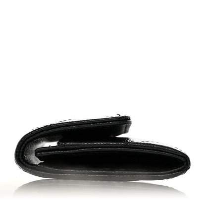 Chanel Caviar Quilted Crystal CC Flap Card Holder Black 10 of 10