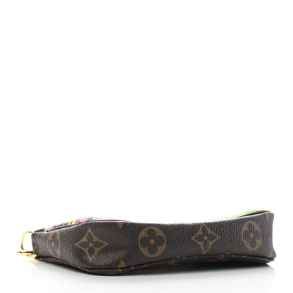 Louis Vuitton Monogram 2021 Christmas Animation Japanese Garden Mini Pochette Accessories Wisteria Pink 3 of 6