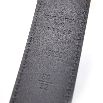 Louis Vuitton Monogram Multicolor LV Cut Reversible Belt 80 32 Black 3 of 4