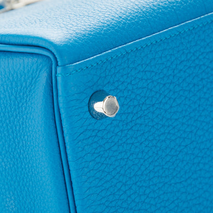 Hermes Togo Kelly Retourne 28 Bleu Zanzibar 10 of 25