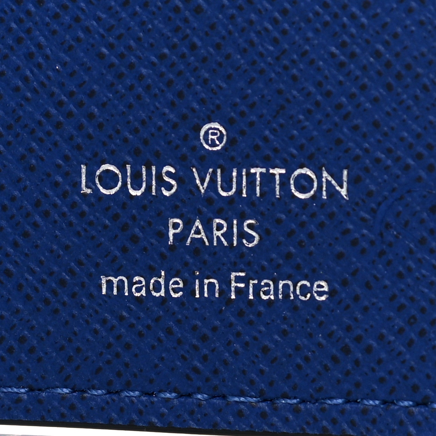 Louis Vuitton Taigarama Brazza Wallet NM Cobalt 6 of 10