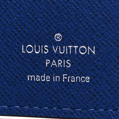 Louis Vuitton Taigarama Brazza Wallet NM Cobalt 6 of 10