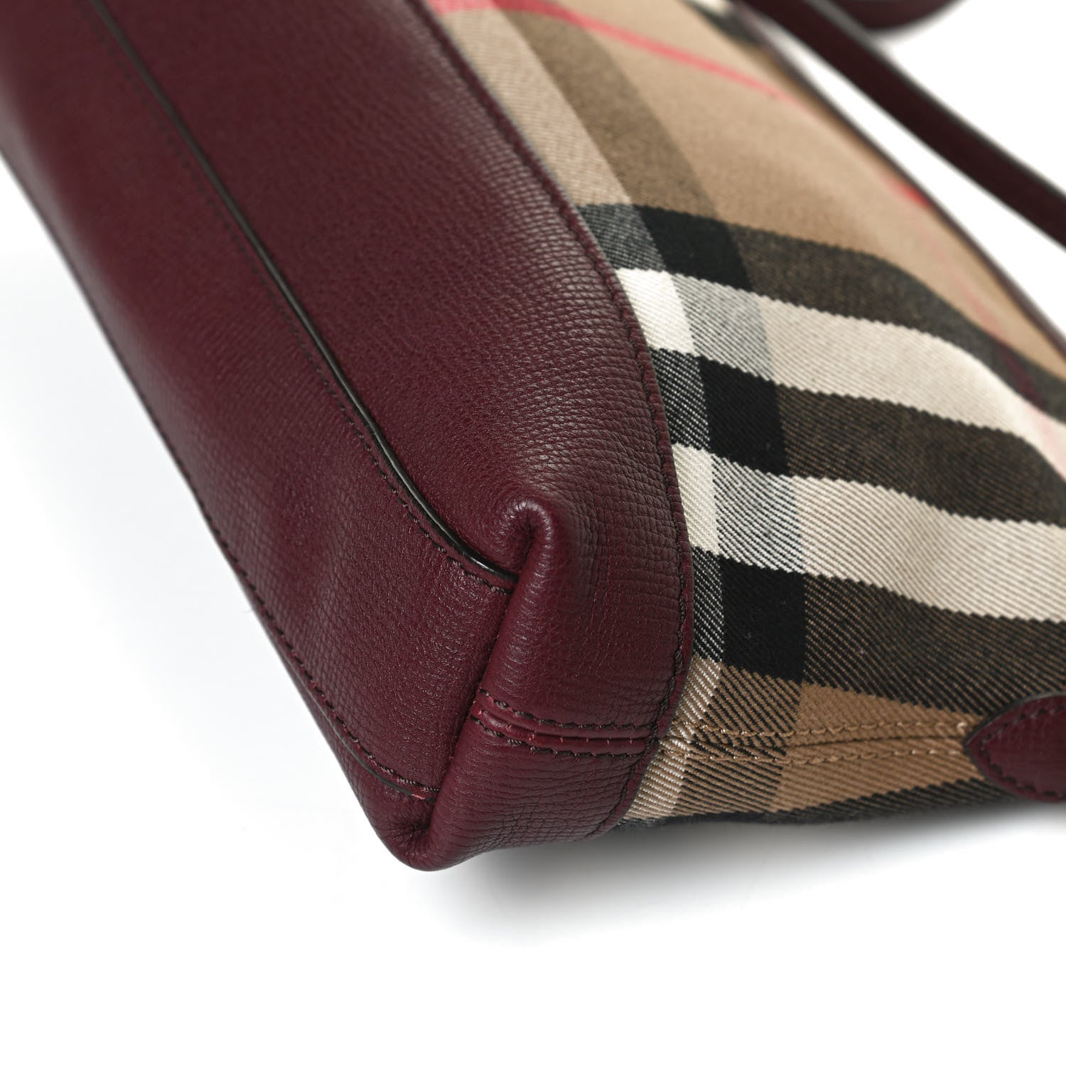 Burberry Derby House Check Abingdon Convertible Clutch Mahogany Red 11 of 14