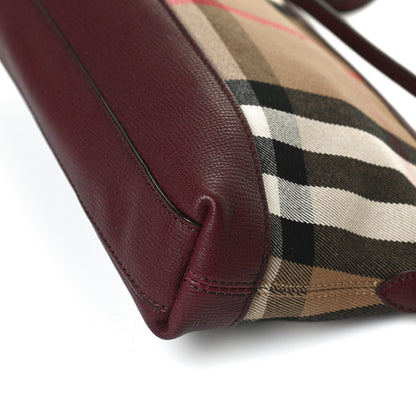 Burberry Derby House Check Abingdon Convertible Clutch Mahogany Red 11 of 14