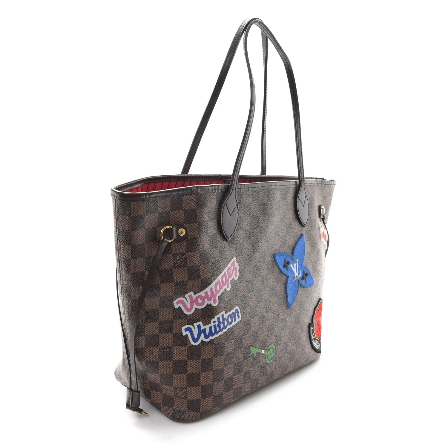 Louis Vuitton Damier Ebene Travel Stickers Neo Neverfull MM 4 of 13