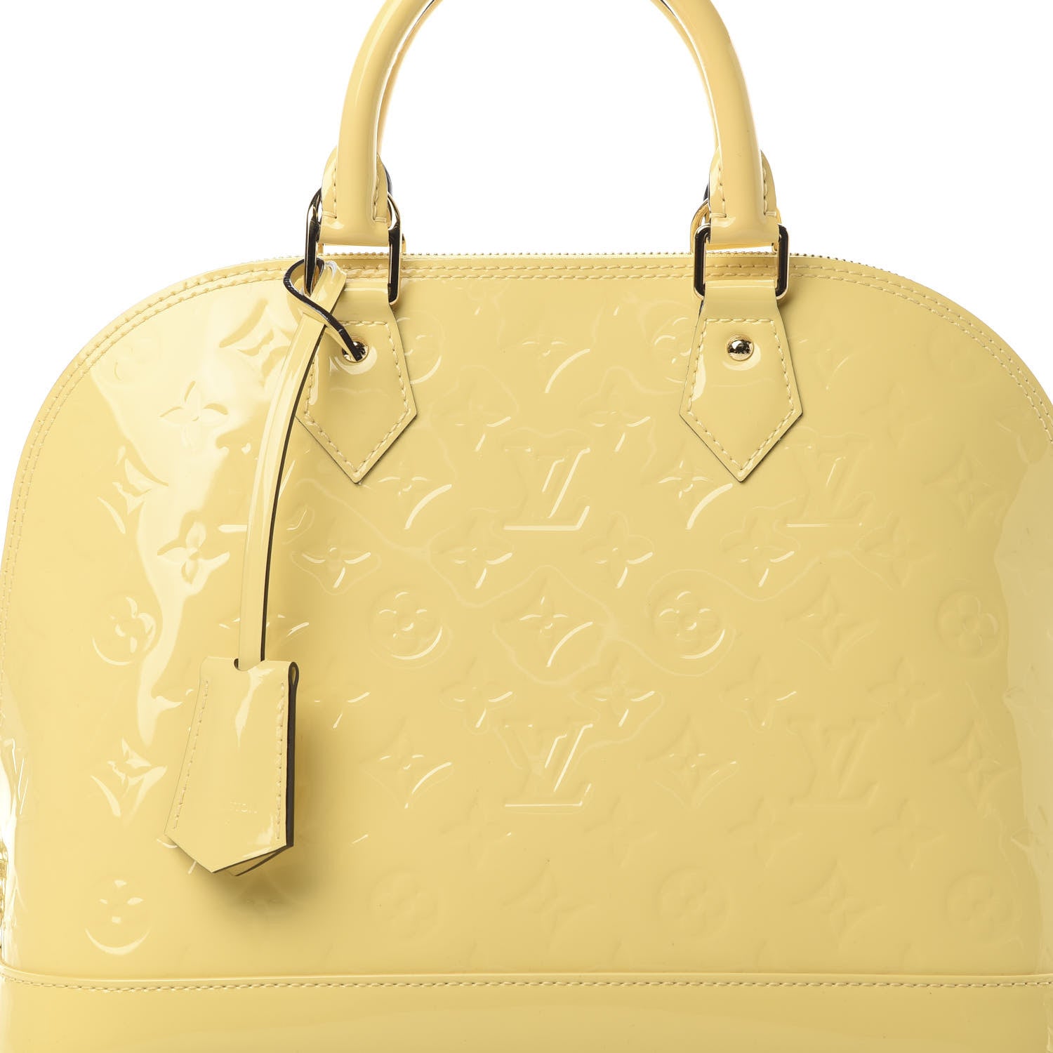 Louis Vuitton Vernis Alma PM Citrine 8 of 14