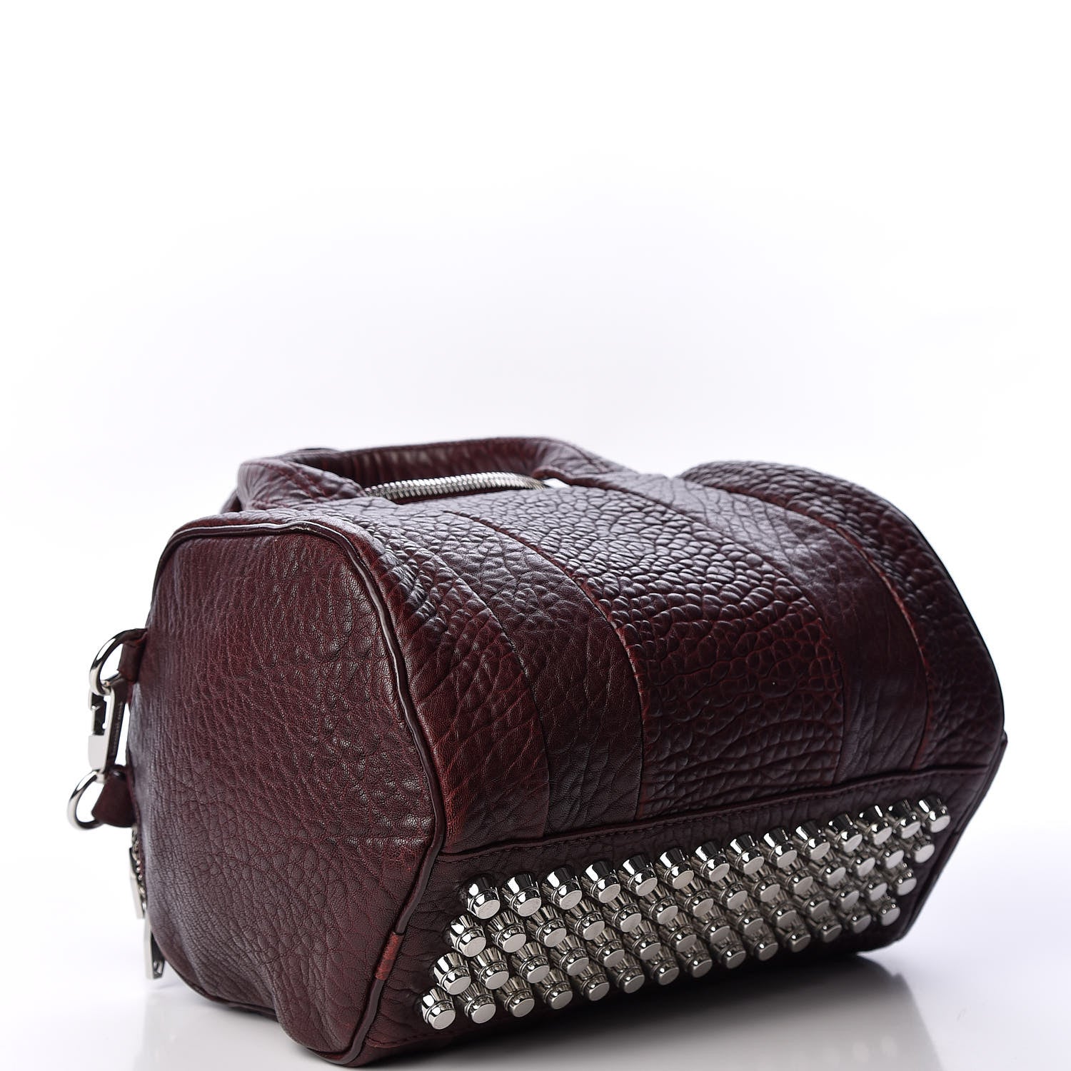 Alexander Wang Pebbled Lambskin Rockie Beet Rhodium Hardware 3 of 8