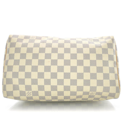 Louis Vuitton Damier Azur Speedy 30 7 of 9