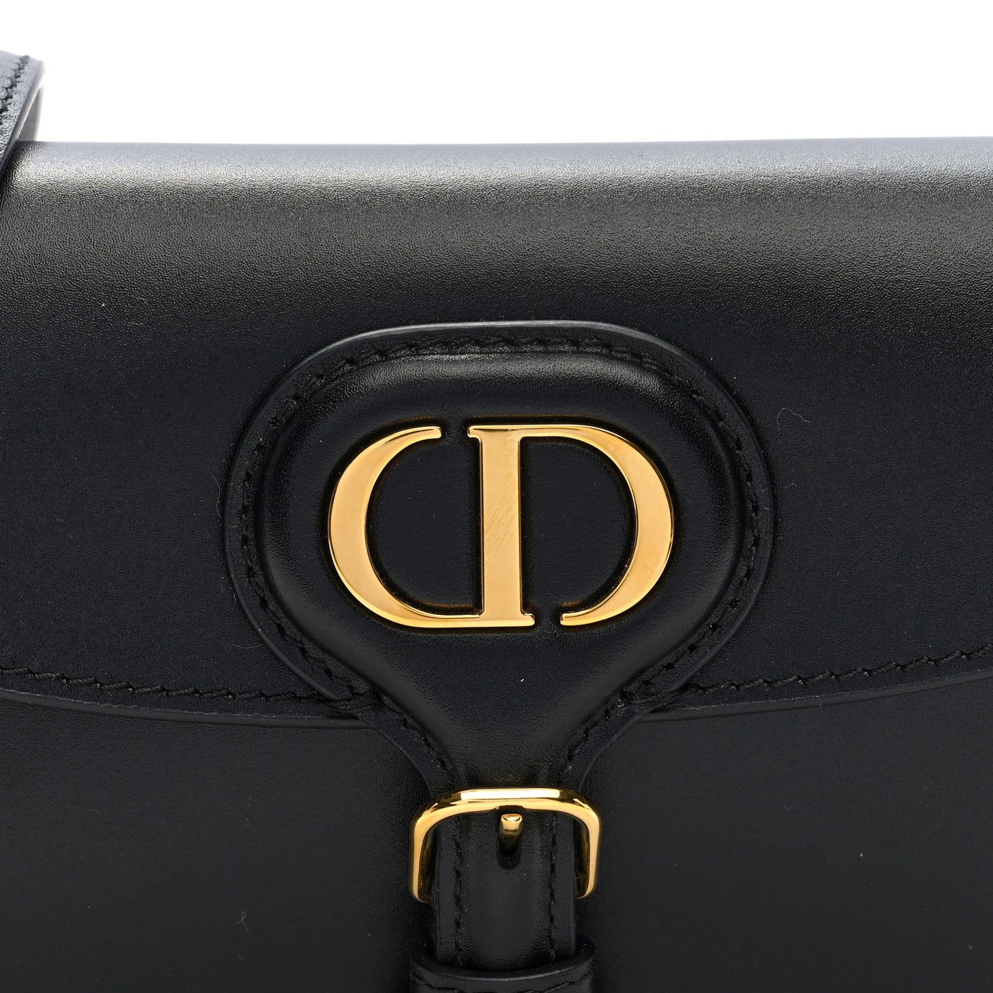 Box Calfskin Mini Bobby Bag Black