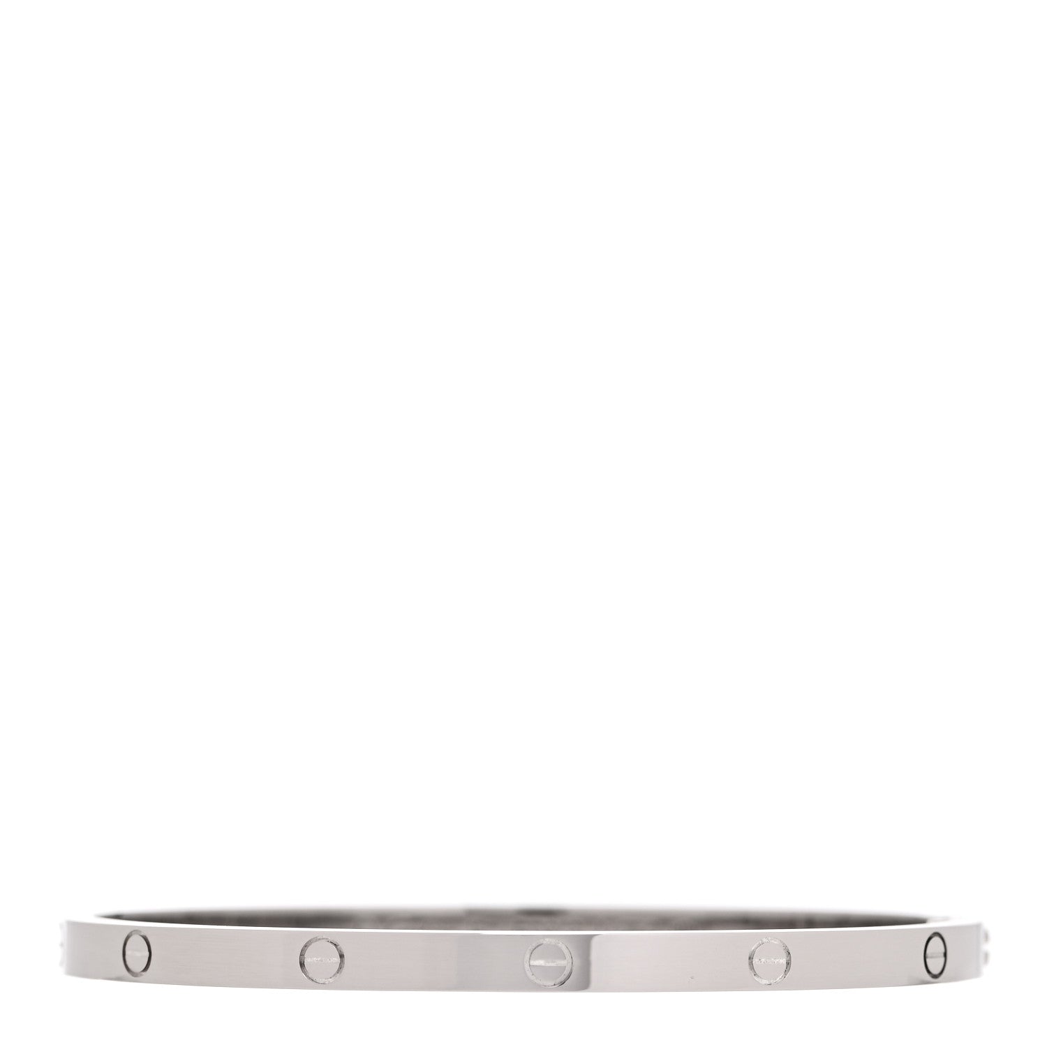 Cartier 18K White Gold Small LOVE Bracelet 16 3 of 7