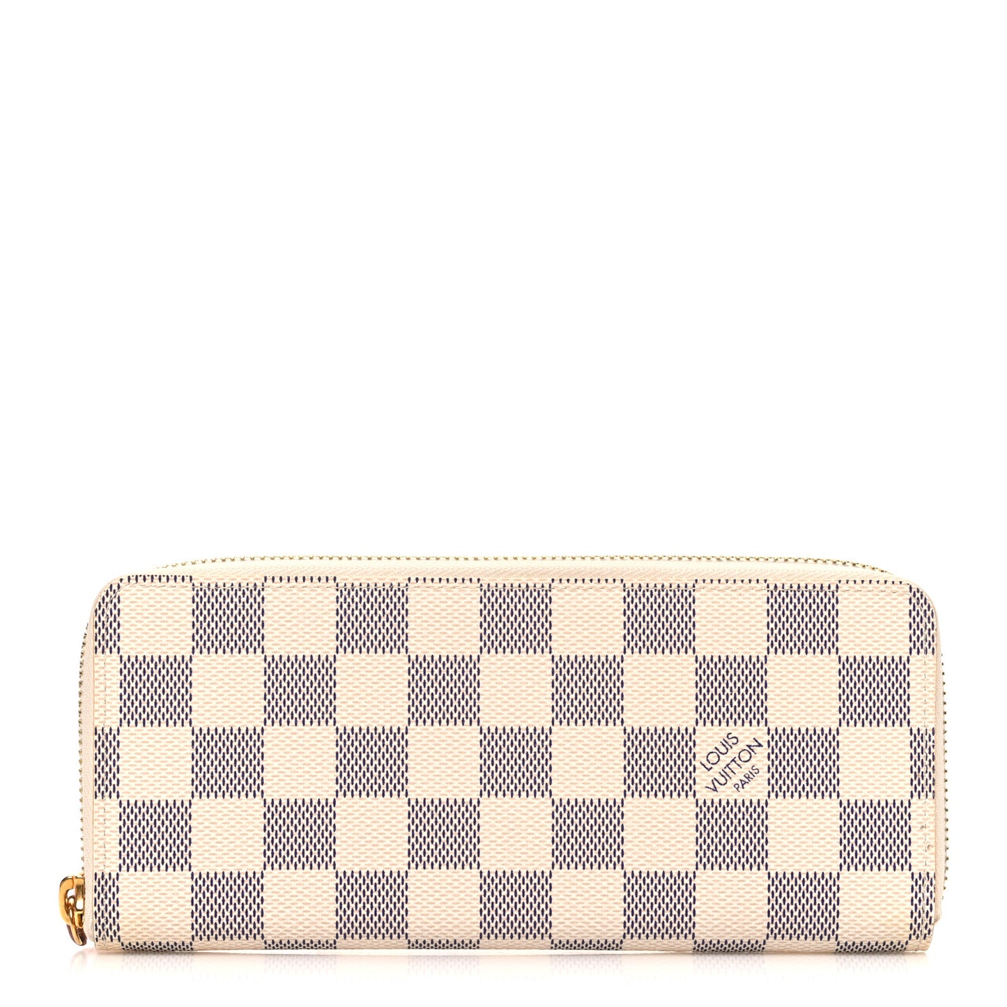 Damier Azur Clemence Wallet Rose Ballerine