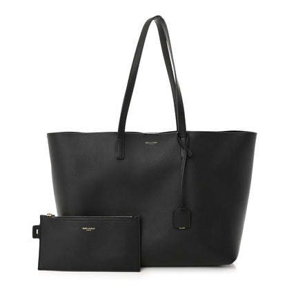 Saint Laurent Calfskin Large Shopping Tote Black 1 of 13