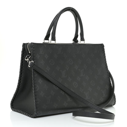 Louis Vuitton Monogram Cuir Plume Very Zipped Tote Black 3 of 12
