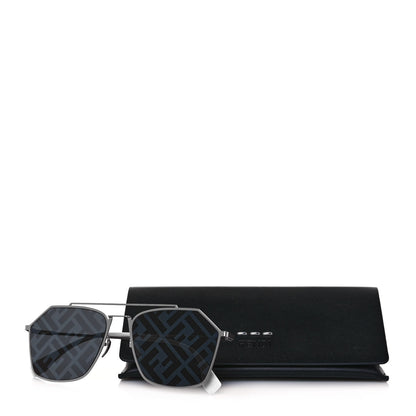 Fendi Metal Aviator Sunglasses FFM0022/S Silver 7 of 7