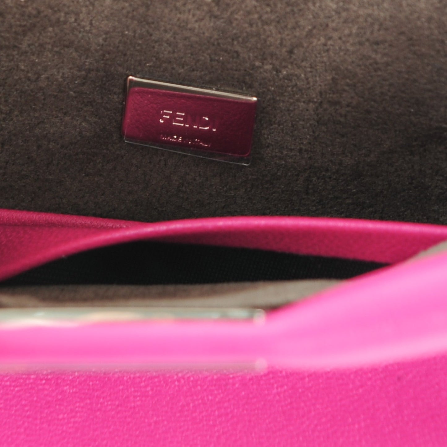 Nappa Micro Peekaboo Iconic Satchel Magenta