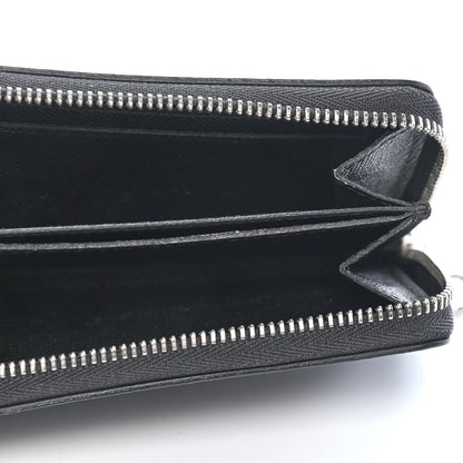 Louis Vuitton Taiga Zippy Coin Purse Vertical Black 5 of 6
