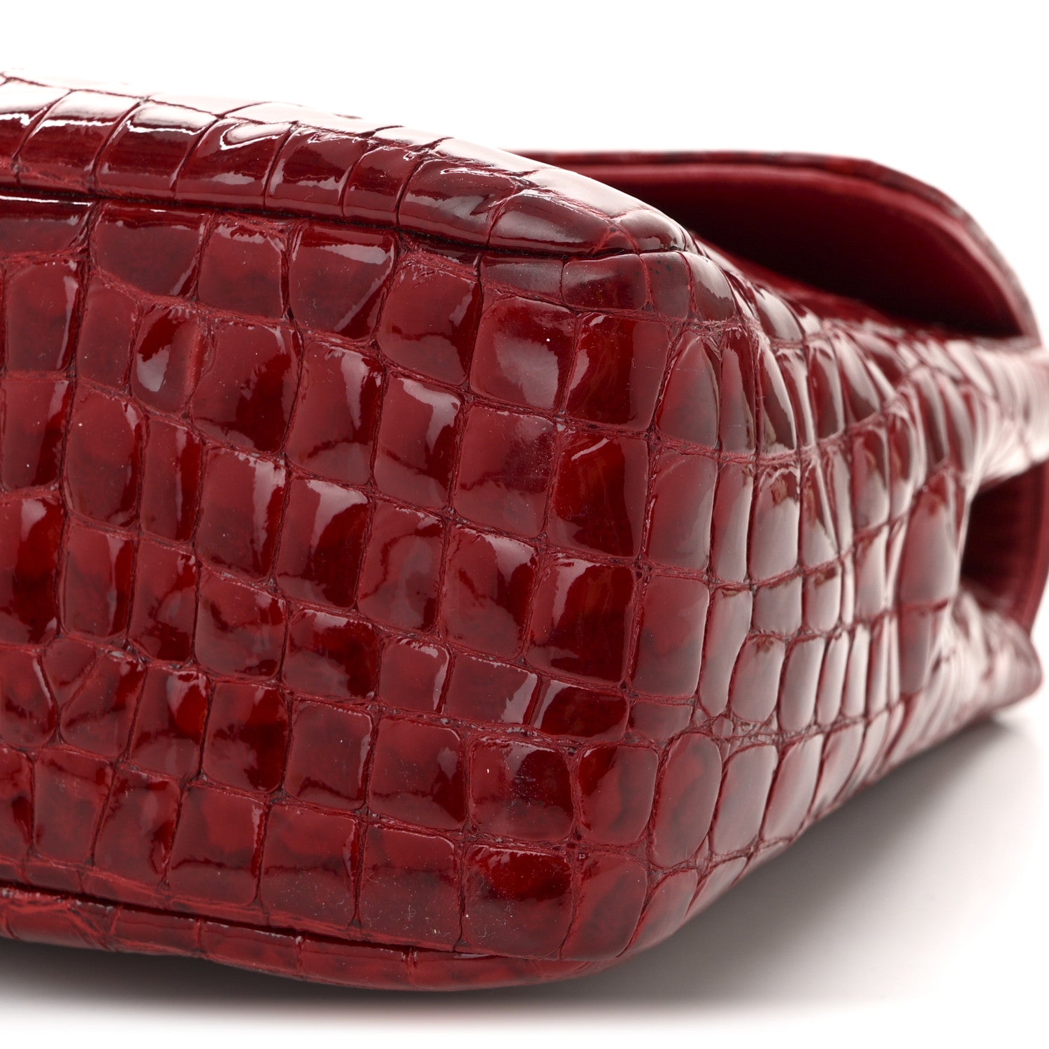 Chanel Alligator Jumbo Single Flap Red 1756782 – FASHIONPHILE