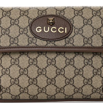 Gucci GG Supreme Monogram Neo Vintage Web Belt Bag Brown 9 of 11