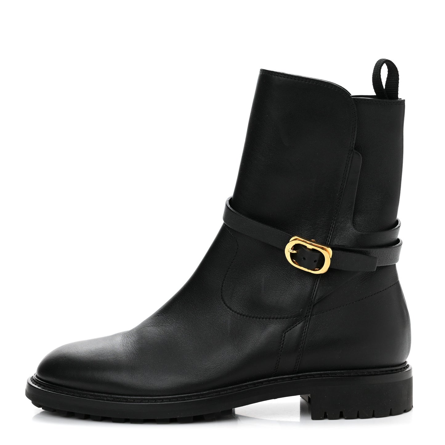Calfskin Empreinte Ankle Boot 39.5 Black