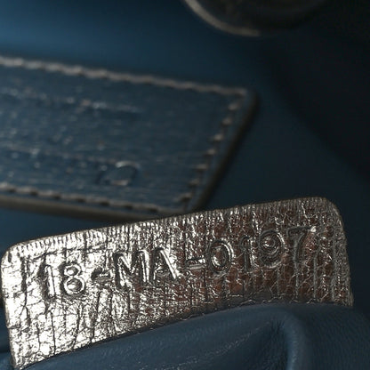 Christian Dior Metallic Grained Calfskin Cannage Small Lucky Badges My Lady Dior Silver 7 of 9