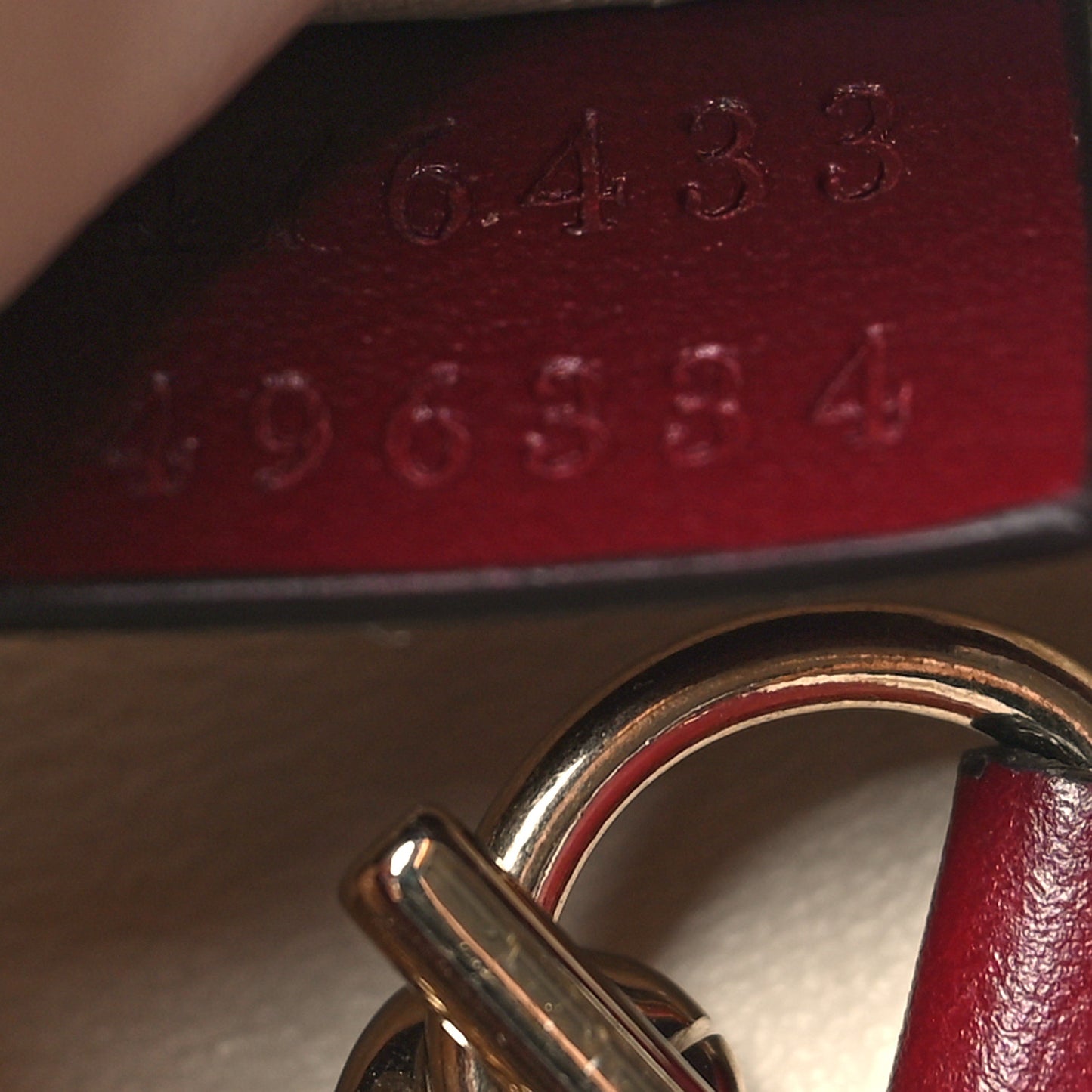 Calfskin Matelasse Super Mini GG Marmont Shoulder Bag Rosso Ancora