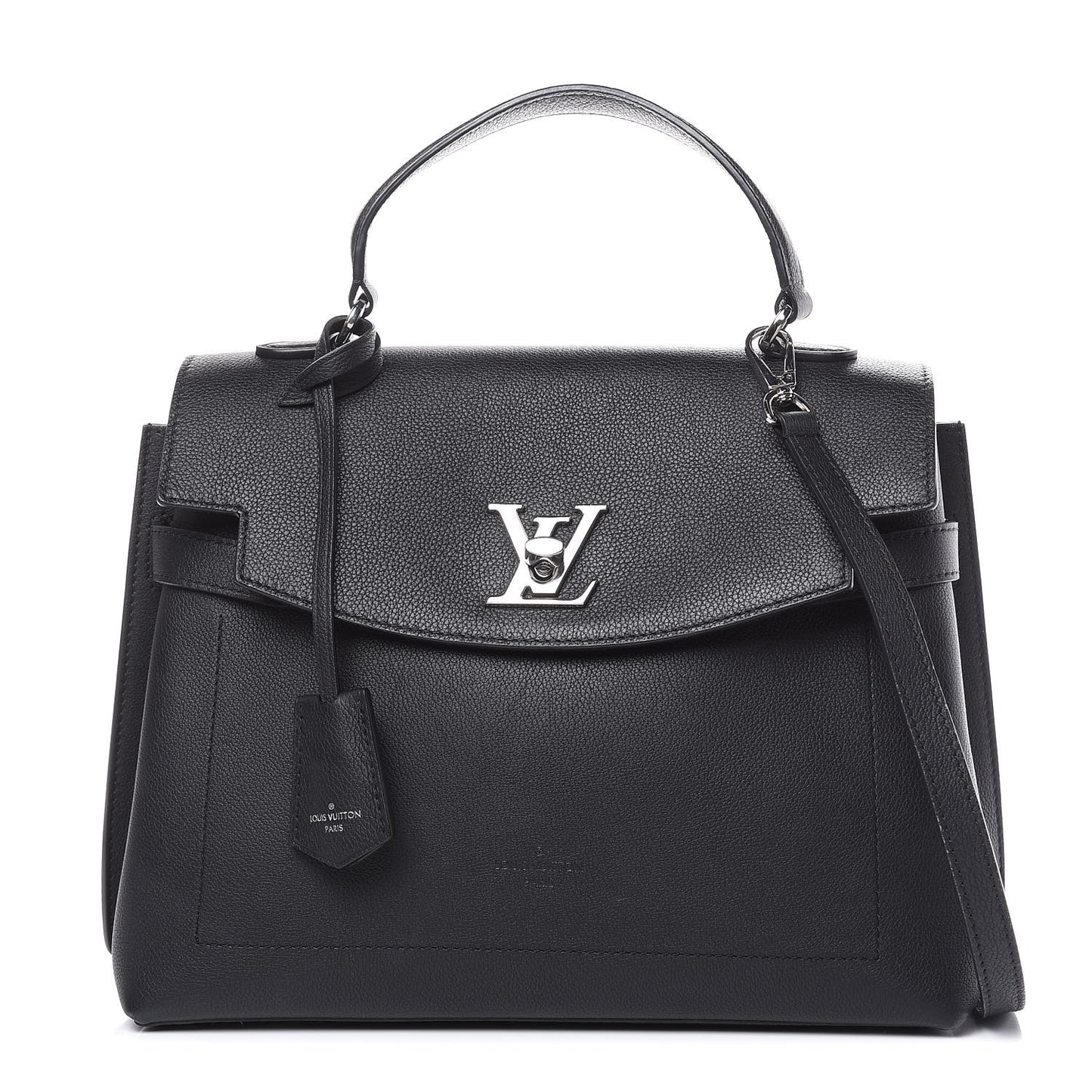 Soft Calfskin Lockme Ever Black
