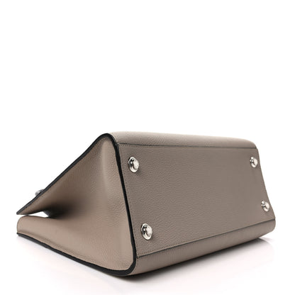 Louis Vuitton Taurillon City Steamer MM Black Beige 4 of 8