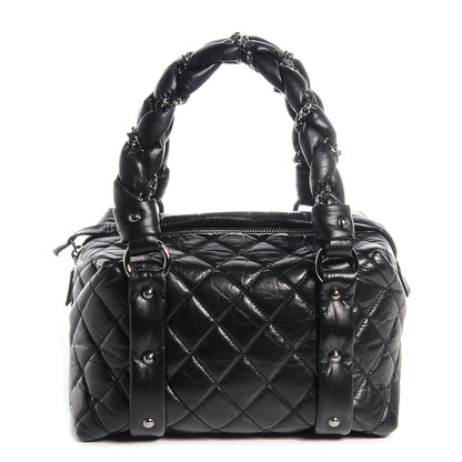 Chanel Distressed Lambskin Lady Braid Small Tote Black 1 of 9