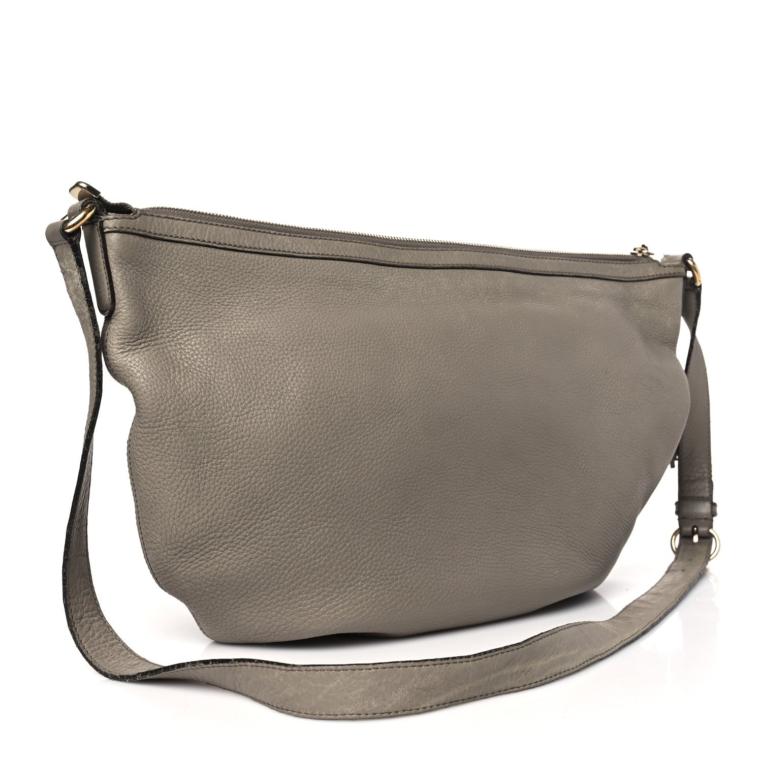 Gucci Pebbled Calfskin Medium Soho Hobo New Fango 3 of 15