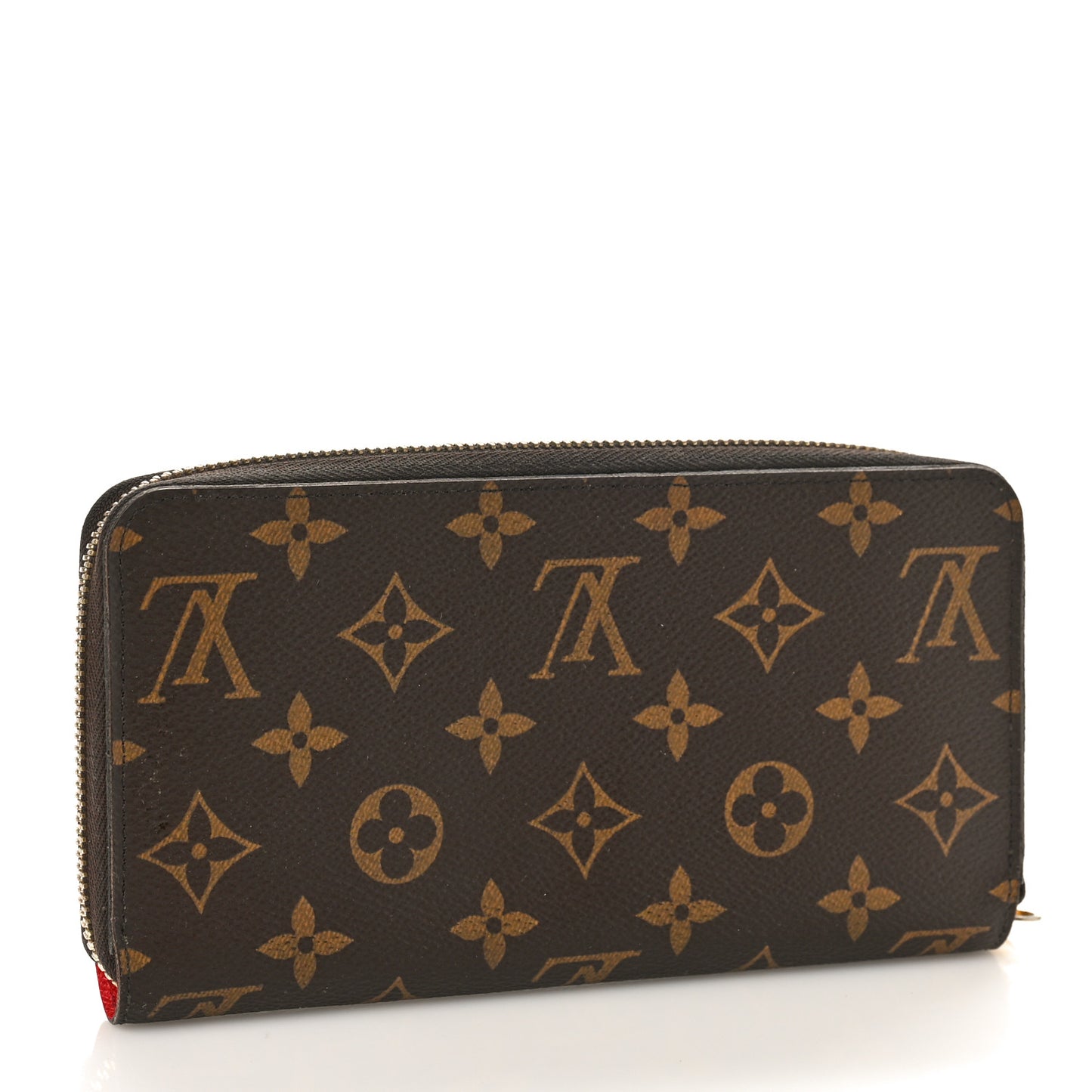 Monogram Zippy Wallet Coquelicot