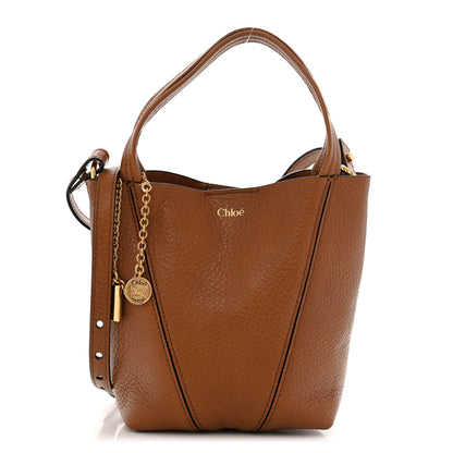 Chloe Grained Calfskin Small Spin Tote Clay Brown Clay Brown 1 of 10