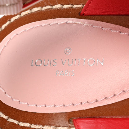 Louis Vuitton Monogram Giant Sandals 38.5 Rouge 7 of 25